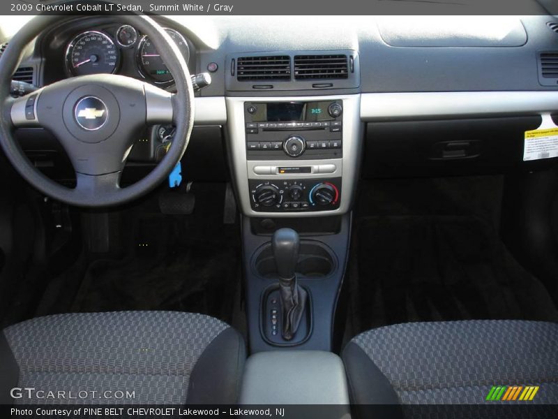 Summit White / Gray 2009 Chevrolet Cobalt LT Sedan