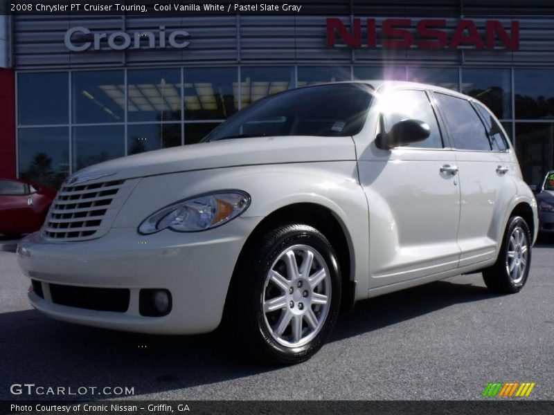 Cool Vanilla White / Pastel Slate Gray 2008 Chrysler PT Cruiser Touring
