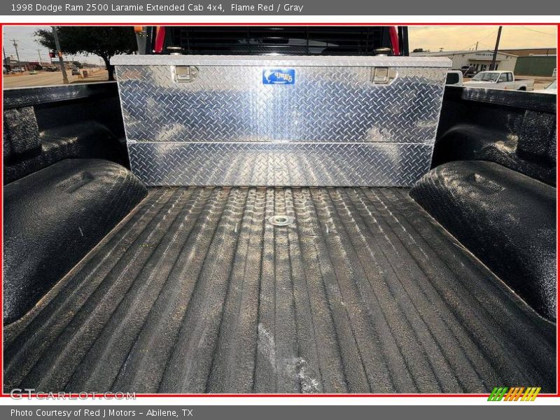 Flame Red / Gray 1998 Dodge Ram 2500 Laramie Extended Cab 4x4