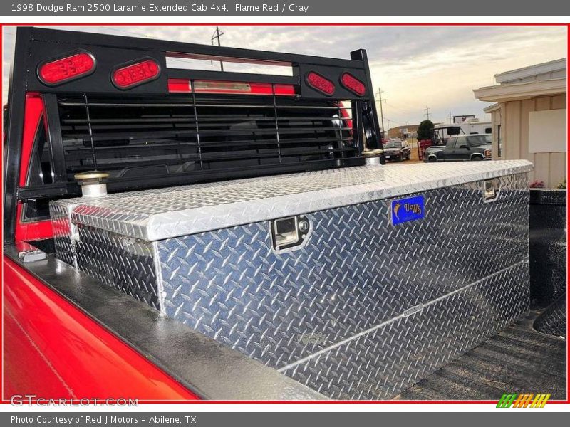 Flame Red / Gray 1998 Dodge Ram 2500 Laramie Extended Cab 4x4