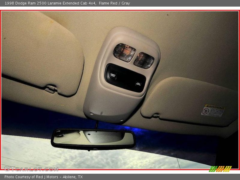 Flame Red / Gray 1998 Dodge Ram 2500 Laramie Extended Cab 4x4