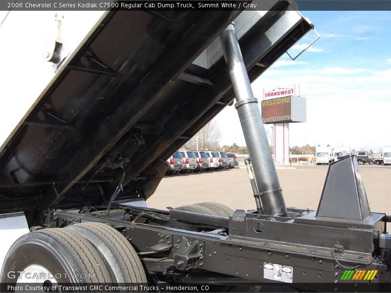 Summit White / Gray 2006 Chevrolet C Series Kodiak C7500 Regular Cab Dump Truck