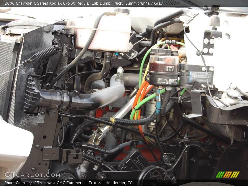 Summit White / Gray 2006 Chevrolet C Series Kodiak C7500 Regular Cab Dump Truck