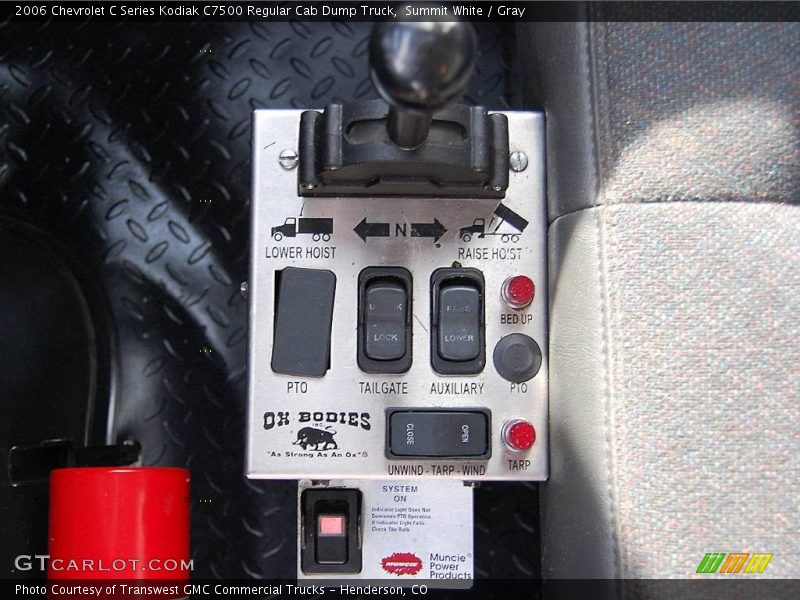 Summit White / Gray 2006 Chevrolet C Series Kodiak C7500 Regular Cab Dump Truck