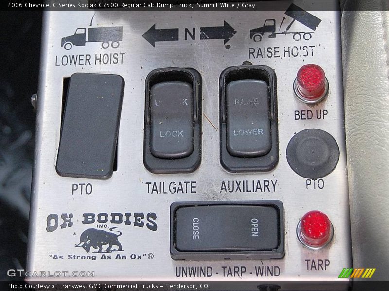 Summit White / Gray 2006 Chevrolet C Series Kodiak C7500 Regular Cab Dump Truck