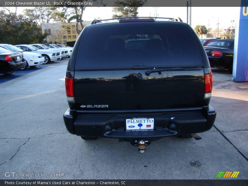 Black / Graphite Gray 2004 Chevrolet Blazer LS