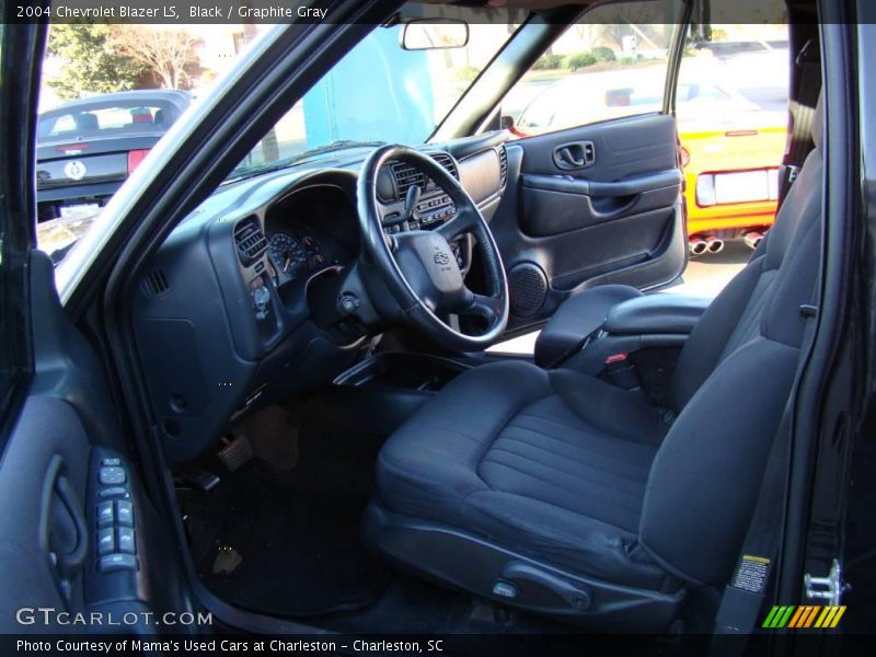 Black / Graphite Gray 2004 Chevrolet Blazer LS