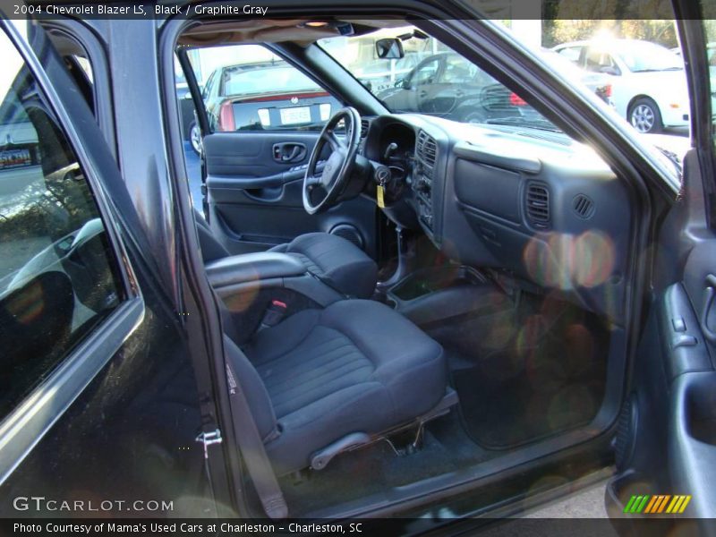 Black / Graphite Gray 2004 Chevrolet Blazer LS
