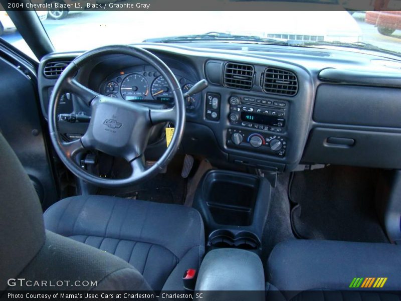 Black / Graphite Gray 2004 Chevrolet Blazer LS