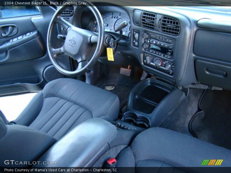 Black / Graphite Gray 2004 Chevrolet Blazer LS
