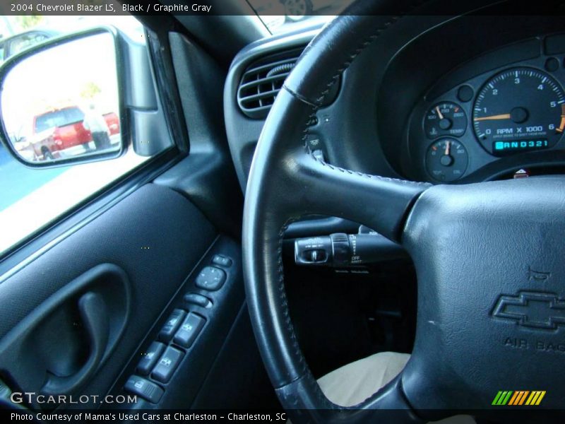 Black / Graphite Gray 2004 Chevrolet Blazer LS