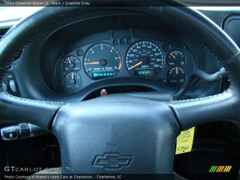 Black / Graphite Gray 2004 Chevrolet Blazer LS