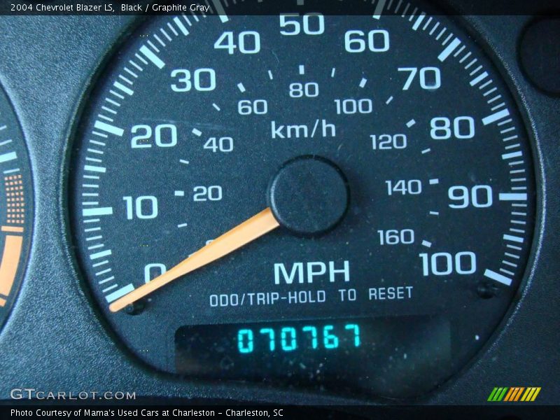 Black / Graphite Gray 2004 Chevrolet Blazer LS