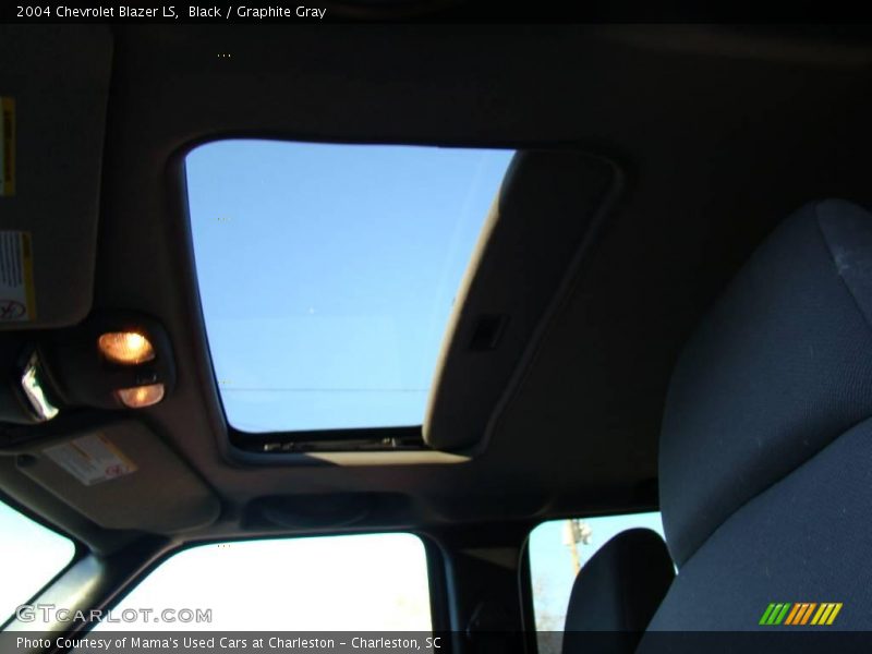 Black / Graphite Gray 2004 Chevrolet Blazer LS