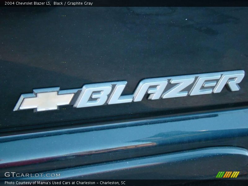Black / Graphite Gray 2004 Chevrolet Blazer LS