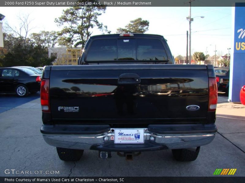 Black / Medium Parchment 2000 Ford F250 Super Duty Lariat Extended Cab 4x4