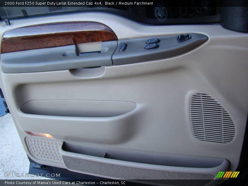 Black / Medium Parchment 2000 Ford F250 Super Duty Lariat Extended Cab 4x4