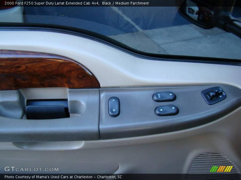 Black / Medium Parchment 2000 Ford F250 Super Duty Lariat Extended Cab 4x4