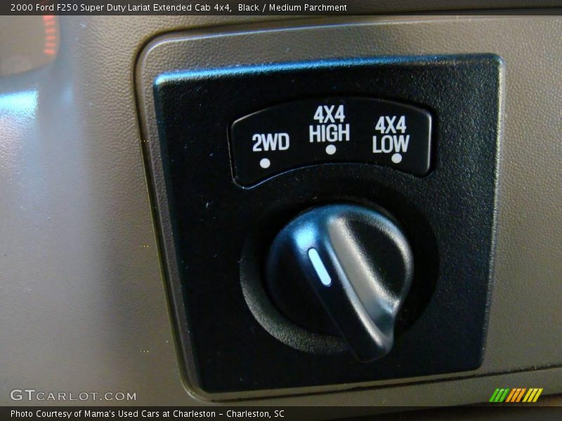 Black / Medium Parchment 2000 Ford F250 Super Duty Lariat Extended Cab 4x4