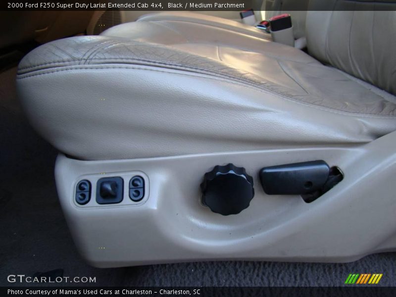 Black / Medium Parchment 2000 Ford F250 Super Duty Lariat Extended Cab 4x4