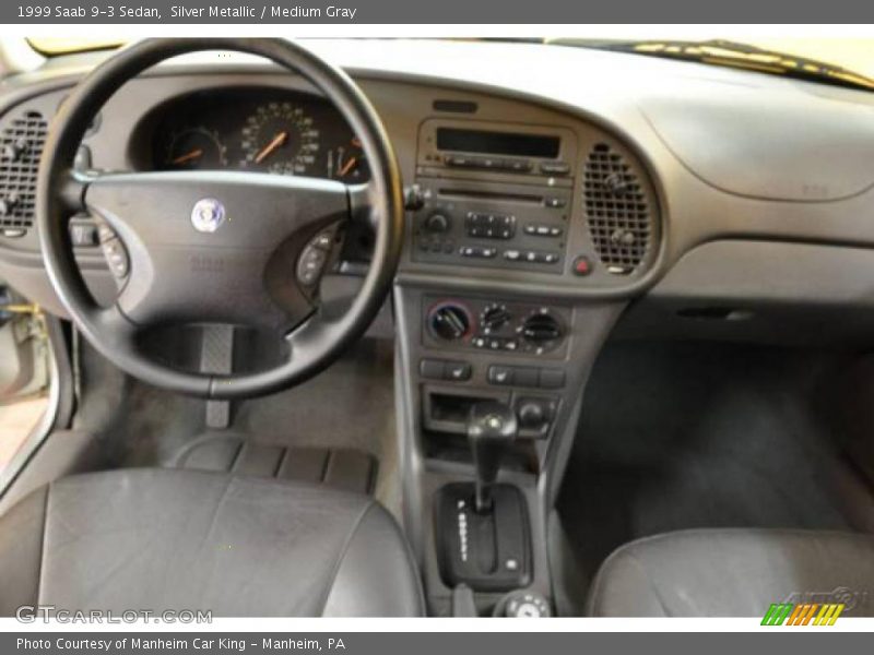 Silver Metallic / Medium Gray 1999 Saab 9-3 Sedan