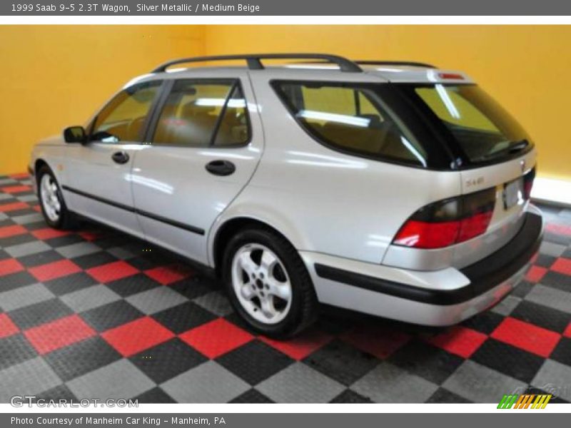 Silver Metallic / Medium Beige 1999 Saab 9-5 2.3T Wagon