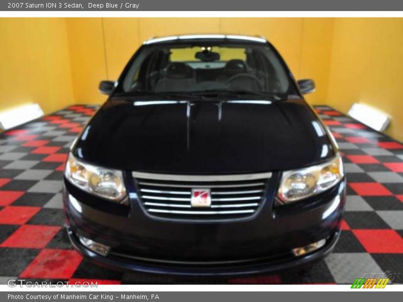 Deep Blue / Gray 2007 Saturn ION 3 Sedan