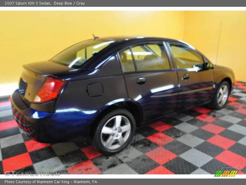 Deep Blue / Gray 2007 Saturn ION 3 Sedan