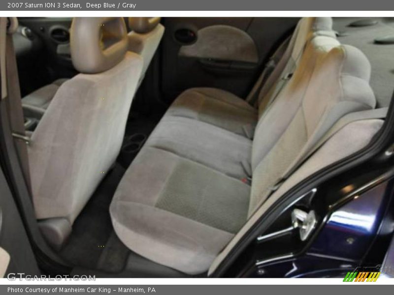 Deep Blue / Gray 2007 Saturn ION 3 Sedan