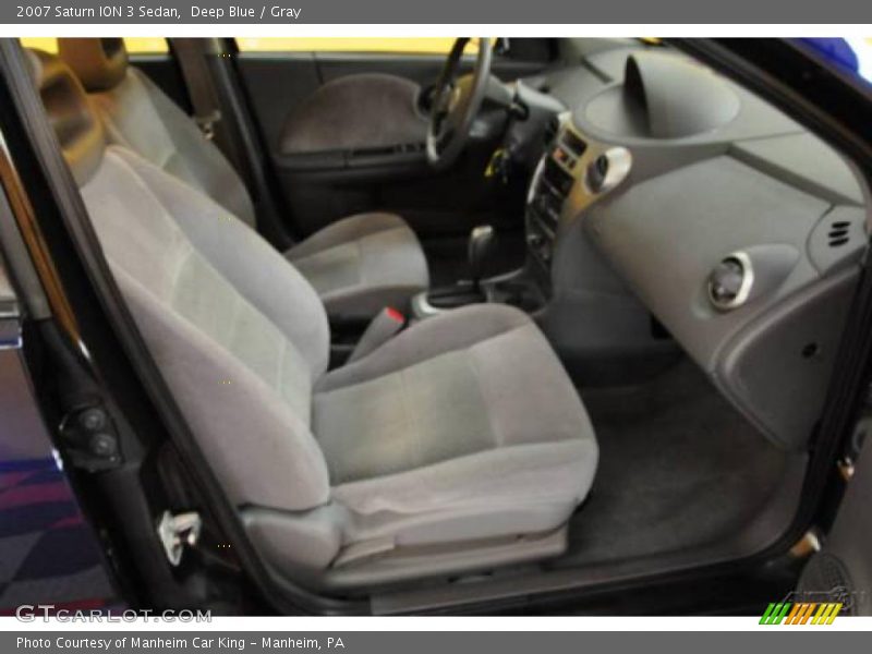 Deep Blue / Gray 2007 Saturn ION 3 Sedan