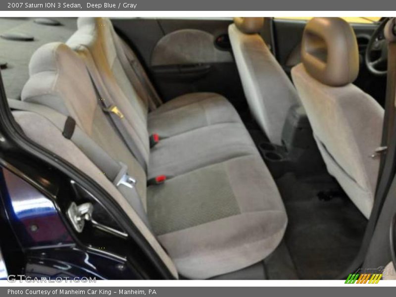 Deep Blue / Gray 2007 Saturn ION 3 Sedan