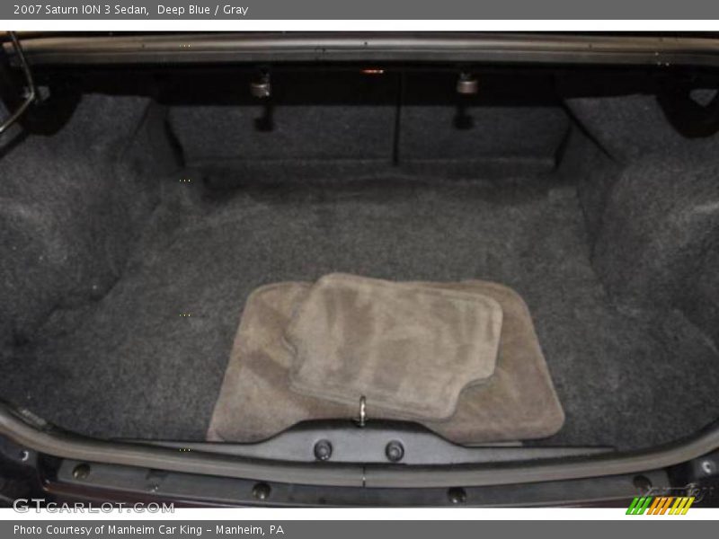 Deep Blue / Gray 2007 Saturn ION 3 Sedan