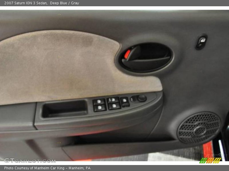 Deep Blue / Gray 2007 Saturn ION 3 Sedan