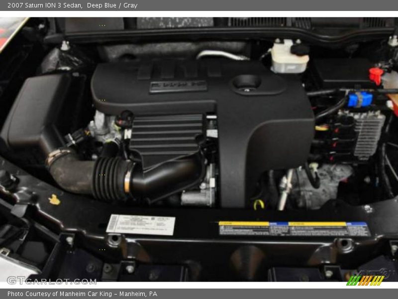 Deep Blue / Gray 2007 Saturn ION 3 Sedan