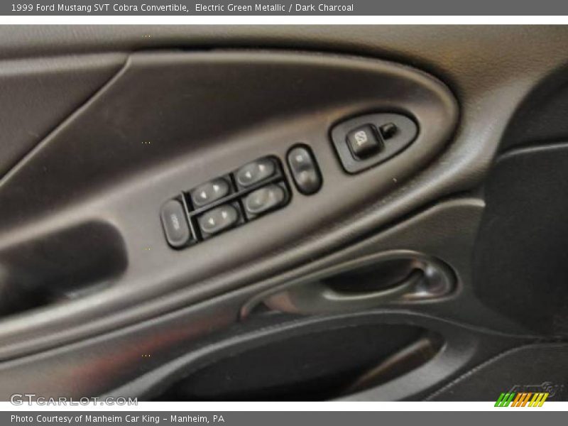 Electric Green Metallic / Dark Charcoal 1999 Ford Mustang SVT Cobra Convertible