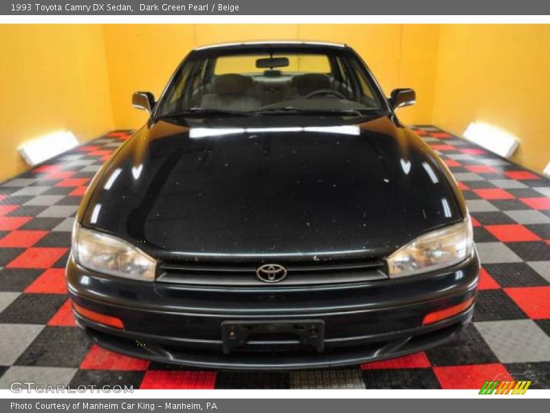 Dark Green Pearl / Beige 1993 Toyota Camry DX Sedan