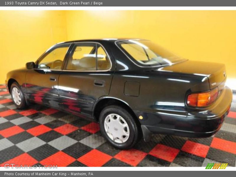 Dark Green Pearl / Beige 1993 Toyota Camry DX Sedan