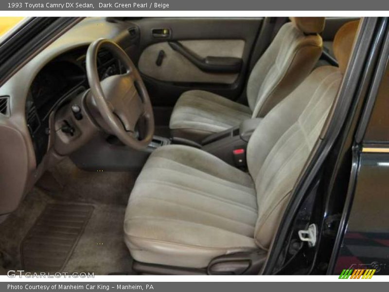 Dark Green Pearl / Beige 1993 Toyota Camry DX Sedan