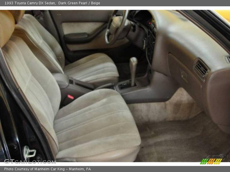 Dark Green Pearl / Beige 1993 Toyota Camry DX Sedan