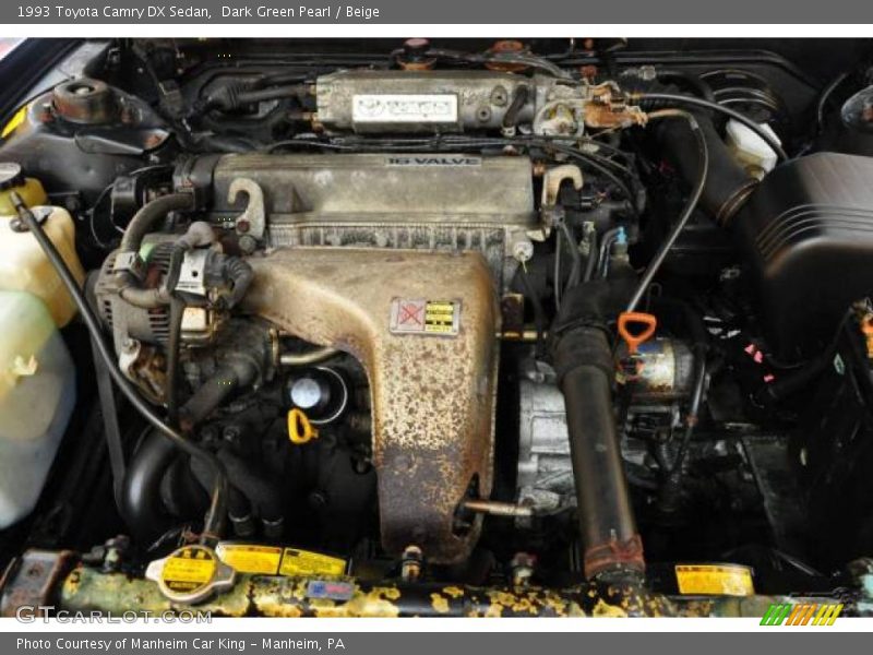 Dark Green Pearl / Beige 1993 Toyota Camry DX Sedan