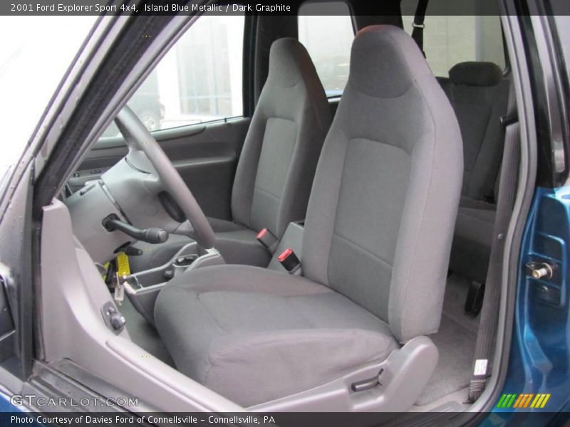 Island Blue Metallic / Dark Graphite 2001 Ford Explorer Sport 4x4