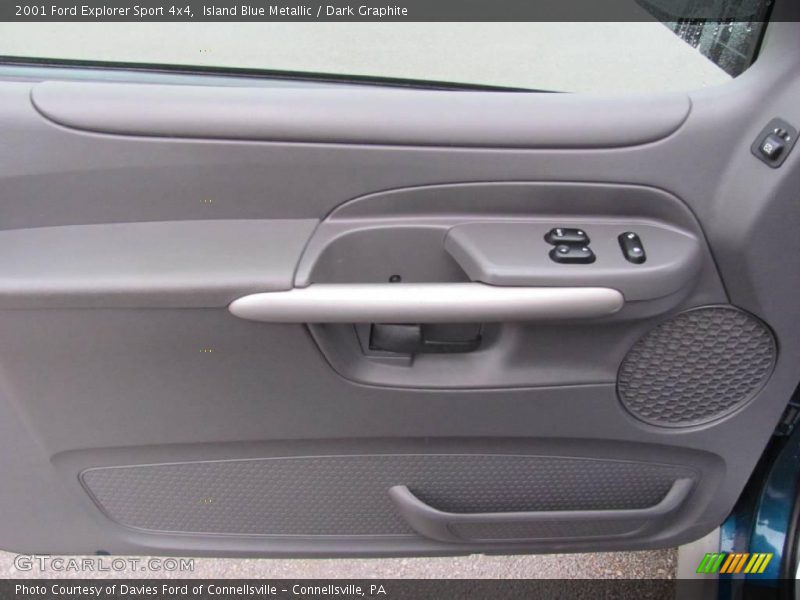 Island Blue Metallic / Dark Graphite 2001 Ford Explorer Sport 4x4