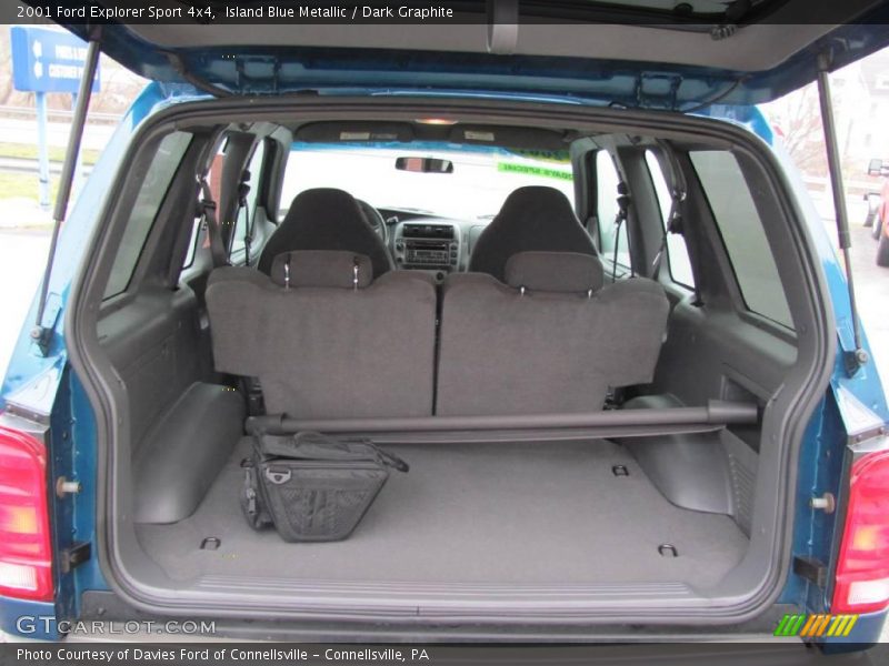 Island Blue Metallic / Dark Graphite 2001 Ford Explorer Sport 4x4