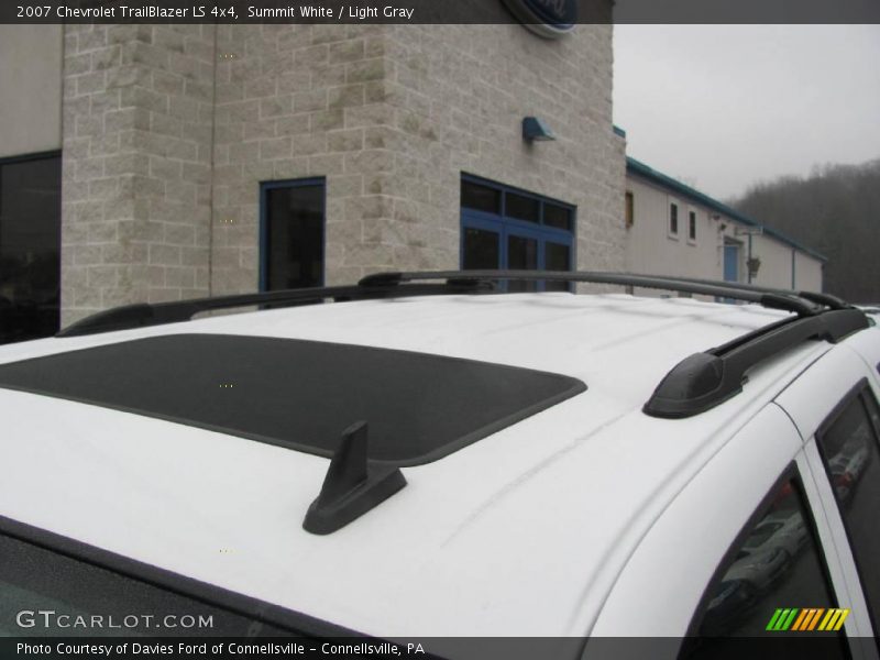 Summit White / Light Gray 2007 Chevrolet TrailBlazer LS 4x4