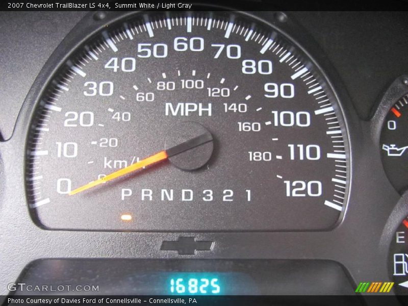 Summit White / Light Gray 2007 Chevrolet TrailBlazer LS 4x4