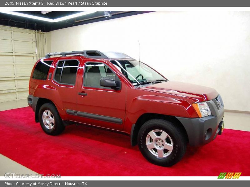 Red Brawn Pearl / Steel/Graphite 2005 Nissan Xterra S