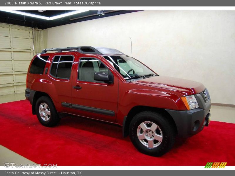 Red Brawn Pearl / Steel/Graphite 2005 Nissan Xterra S