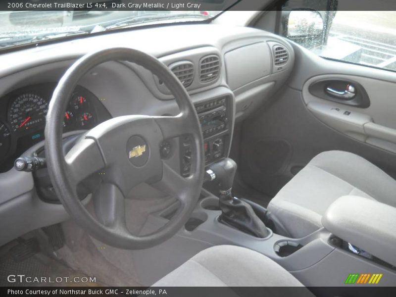Dark Gray Metallic / Light Gray 2006 Chevrolet TrailBlazer LS 4x4