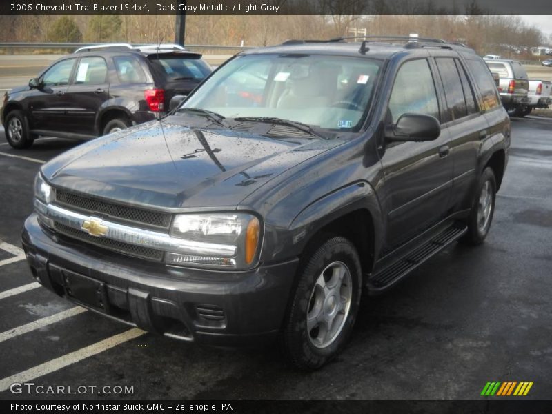 Dark Gray Metallic / Light Gray 2006 Chevrolet TrailBlazer LS 4x4