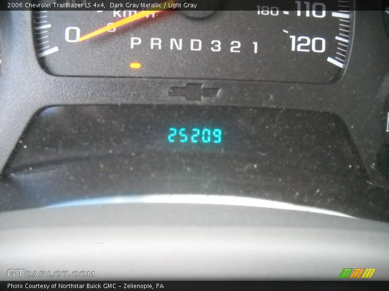 Dark Gray Metallic / Light Gray 2006 Chevrolet TrailBlazer LS 4x4